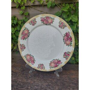 Farberware Sydney Roses Fine China Chop Plate 12 1/4" Charger